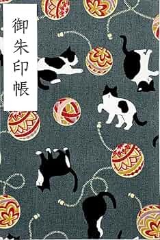 Amazon | 【ハチワレ猫ちゃん】大判サイズ 御朱印帳・蛇腹タイプ・12山